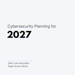 Cybersecurity Planning for 2027 graphic highlighting financial verification, AI governance, and incident response for manufacturers.